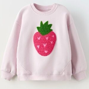 Zara Strawberry Sweatshirt